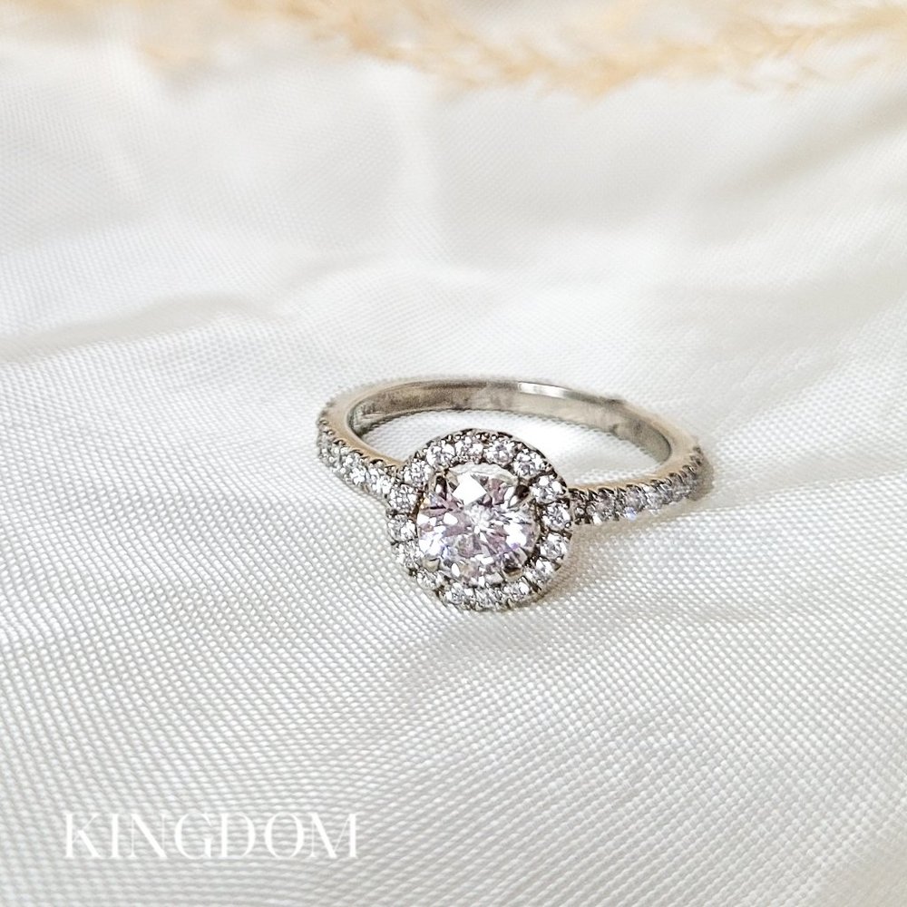 Elegant Pave Diamond Ring